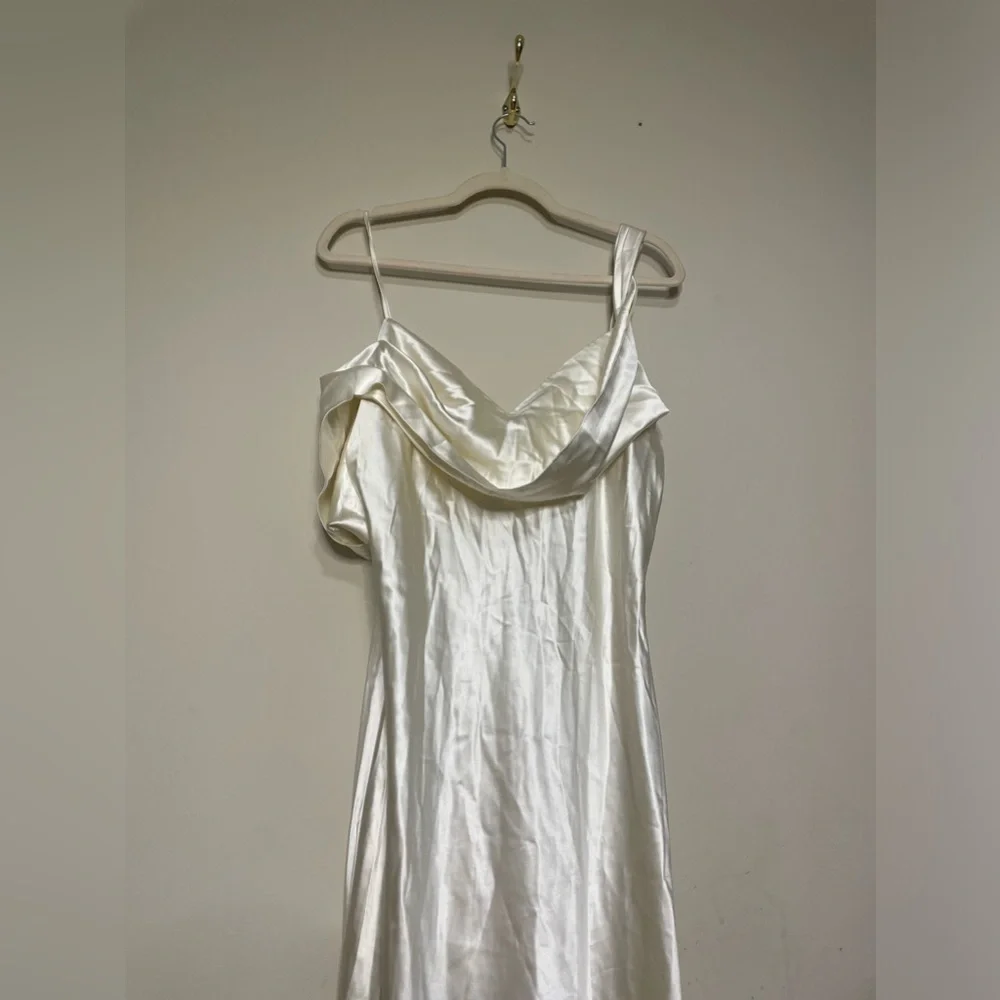 Reformation Ronda Luxe Ivory Bridal Gown NWT - Picture 8 of 11